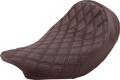 SADDLEMEN Renegade Solo Seat - Lattice Stitched - Brown I14-07-002BLS