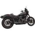BASSANI XHAUST 2-into-1 Ripper Exhaust System with Megaphone Muffler - Short - Chrome - 49-State - M8 Softail 1S75E