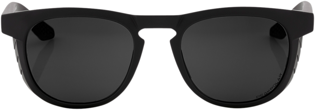 100% Slent Sunglasses - Black - Gray Polarized 61035-100-47