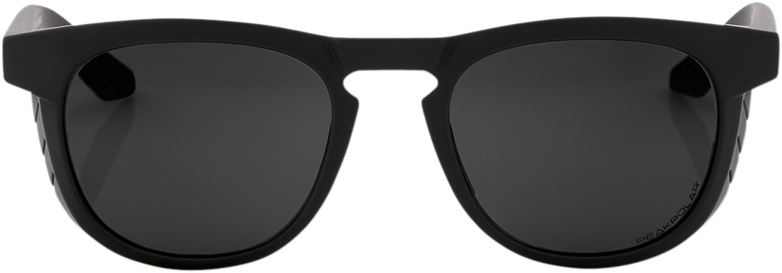 100% Slent Sunglasses - Black - Gray Polarized 61035-100-47