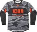 ICON Tiger’s Blood Jersey - Gray Camo - Medium 2824-0092