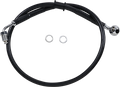DRAG SPECIALTIES Brake Line - +4" - Black - '18-'21 Softail 618604-4BLK