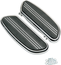 DRAG SPECIALTIES Footboard Sweeper - Chrome P17-0431