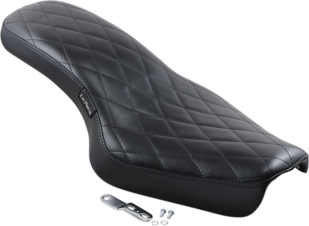 LE PERA Cobra Full-Length Seat - Diamond - Black LK-076DM