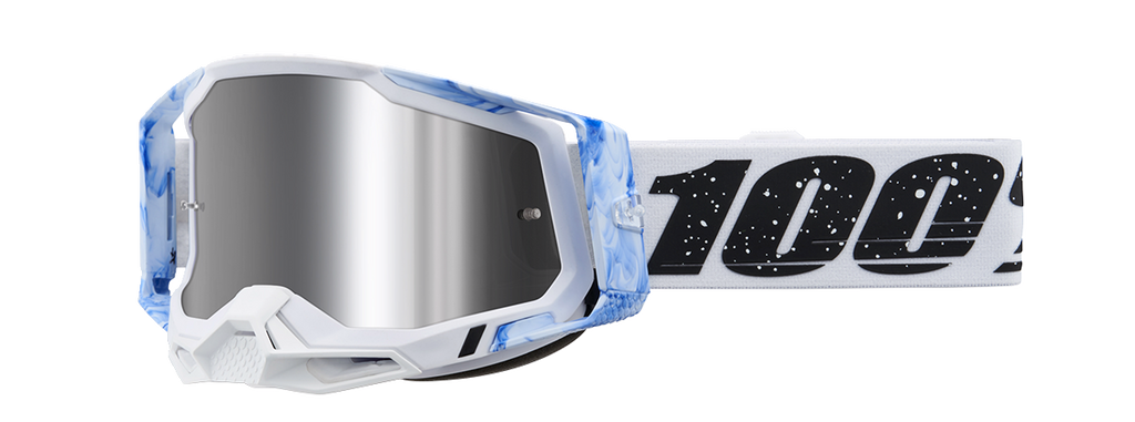 100% Racecraft 2 Goggles - Mixos - Silver Flash Mirror 50010-00020