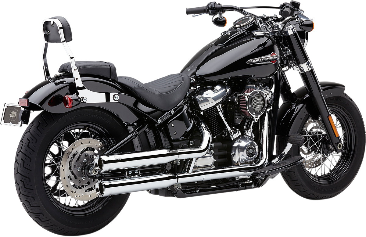 COBRA Neighbor Hater Mufflers - Chrome Softail  Heritage  / Deluxe  2018-2023    6048
