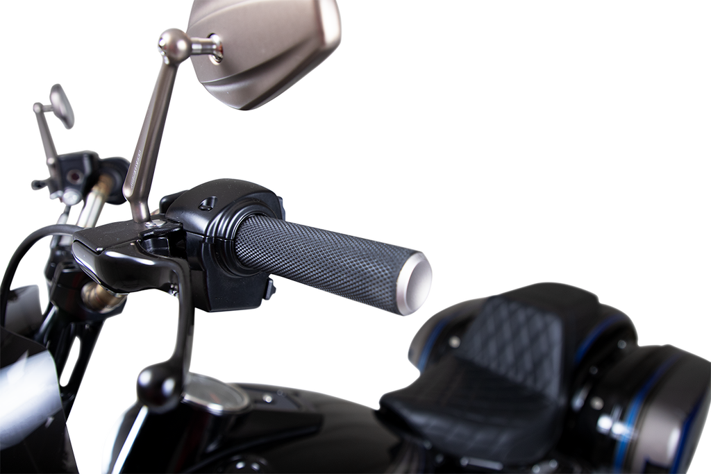 ARLEN NESS Grips - Knurled - TBW - Titanium 07-348