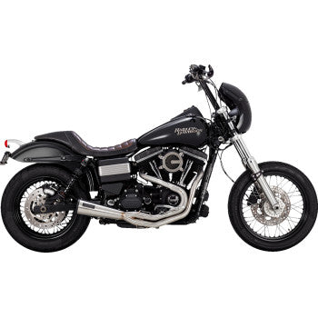 VANCE & HINES 2-into-1 Upsweep Exhaust System - Brushed 27635