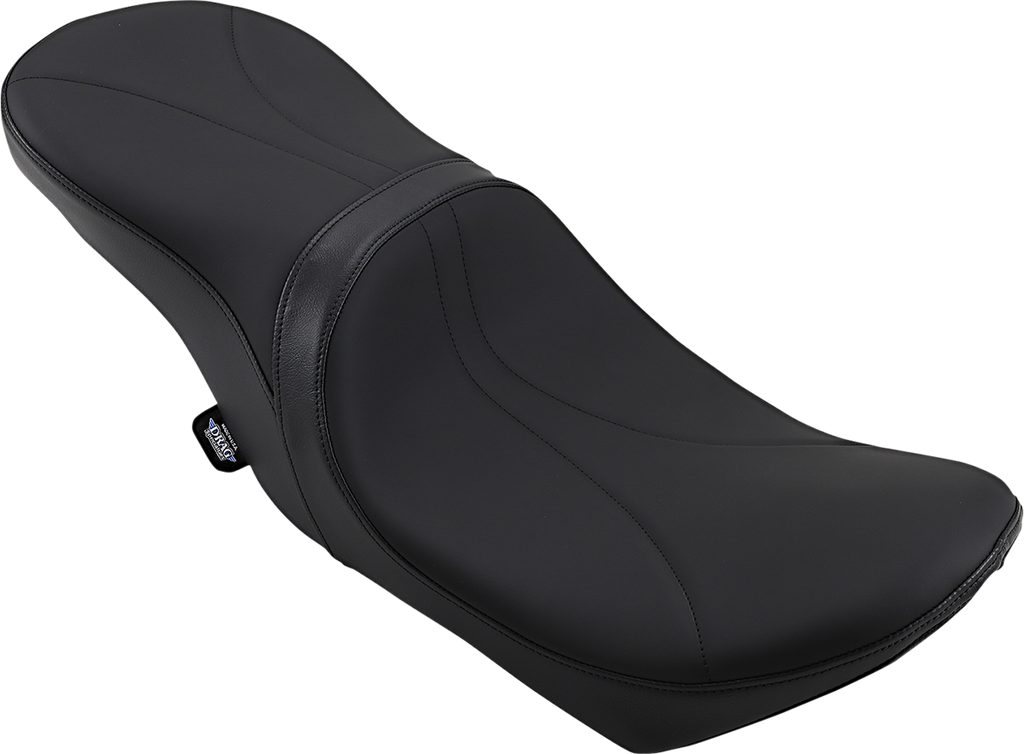 DRAG SPECIALTIES Low Touring Seat - Mild Stitched - Yaffe Tanks - FL '18-'22 0801-1069