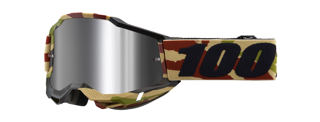 100% Accuri 2 Goggles - Mission - Silver Flash Mirror 50014-00021