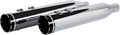 KHROME WERKS 4.5" Mufflers for Touring - Chrome with Tracer 202735