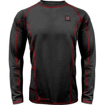 GERBING HEATED CLOTHING 7V Heated Base Layer Shirt - 2XL GERBLS7VMBLKXXL
