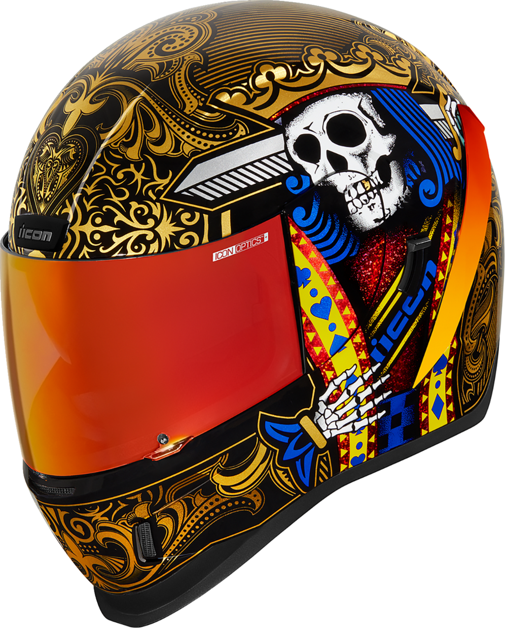 ICON Airform™ Helmet - Suicide King - Gold - XS 0101-14727
