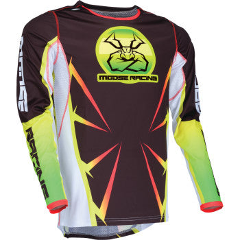 MOOSE RACING Agroid Jersey - Black/Yellow/White - XL 2910-7920