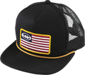 FMF Stars & Bars Hat - Black - One Size SP21196911BLK 2501-4104
