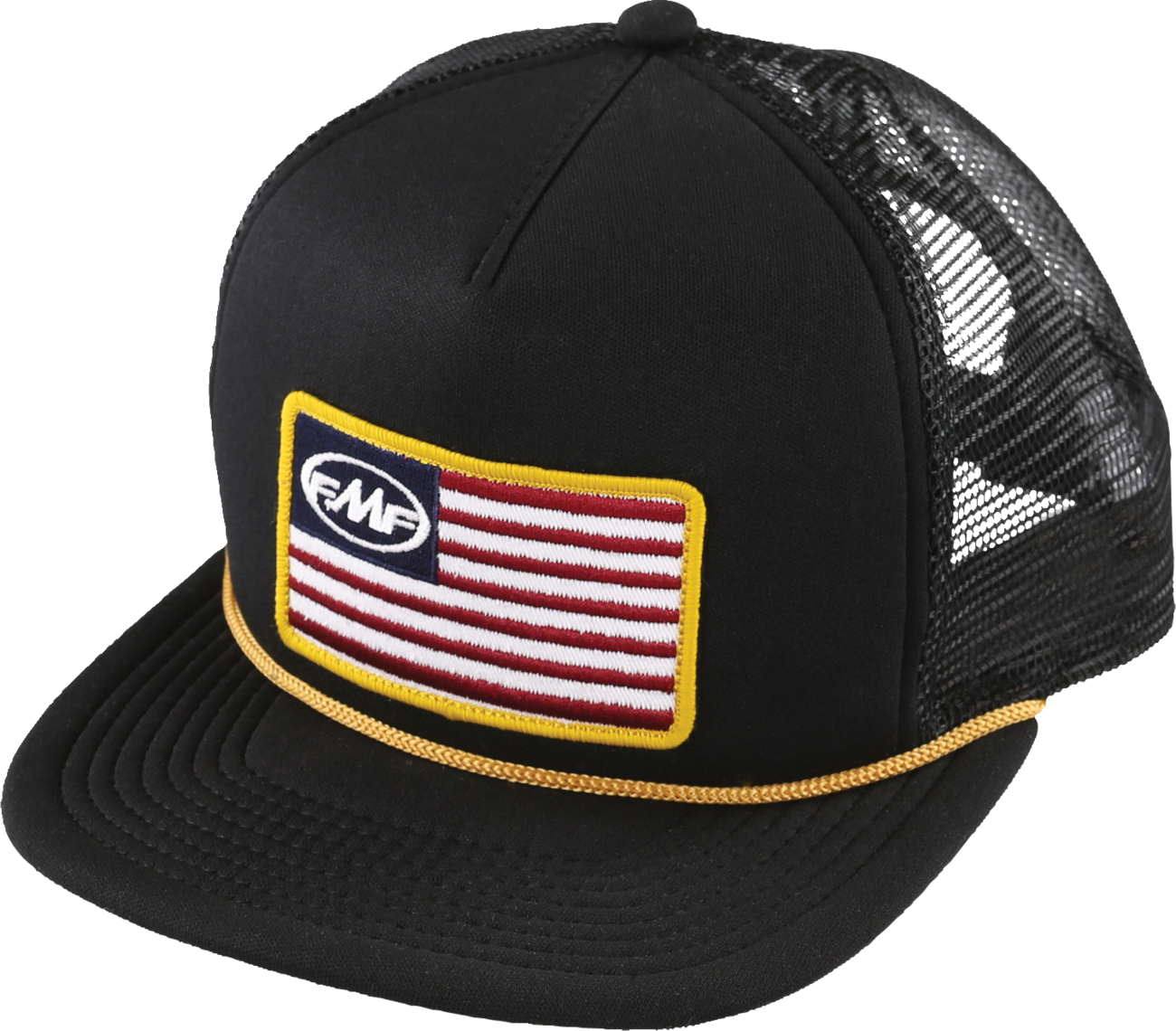 FMF Stars & Bars Hat - Black - One Size SP21196911BLK 2501-4104