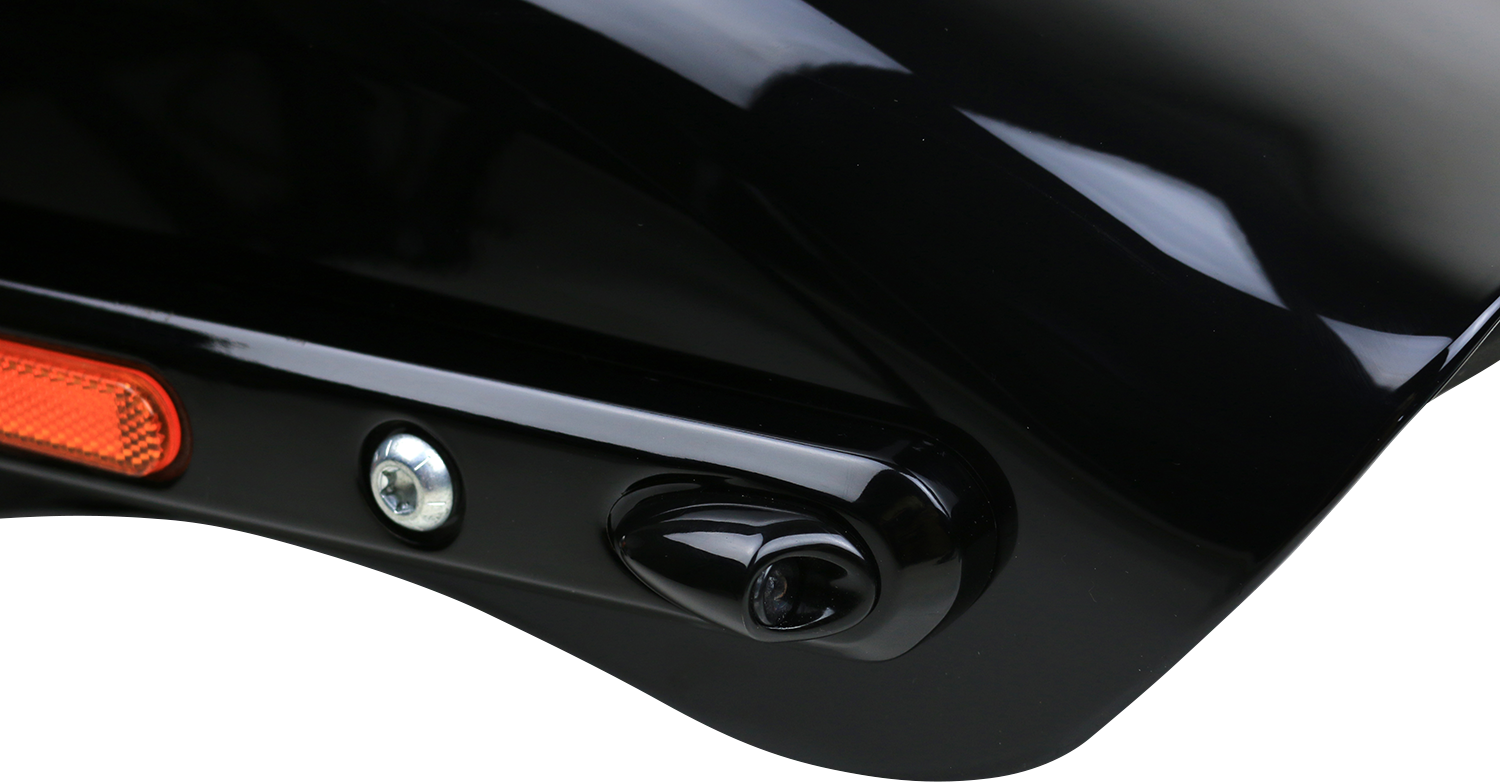 KODLIN MOTORCYCLE 3-1 Mini Fender Strut Indicator Lights - Black K68489
