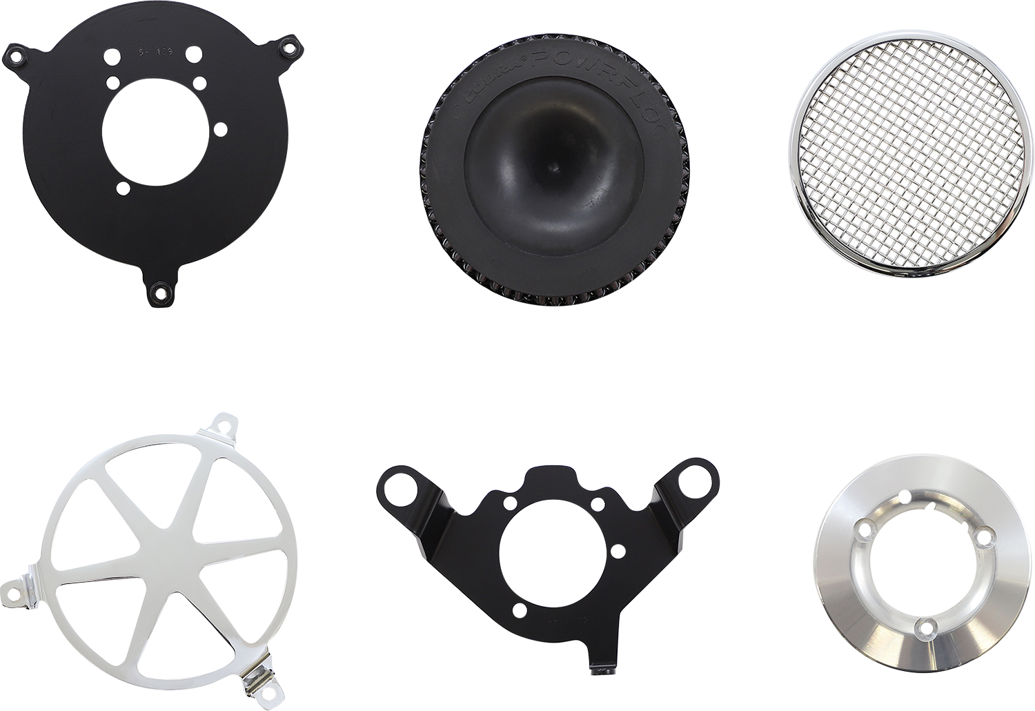 COBRA Air Filter - Spoke - Chrome 606-0102-04-SB