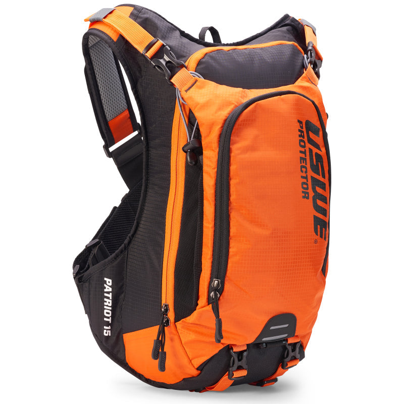 USWE Patriot MTB Protector Pack 15L - Orange/Black