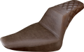 SADDLEMEN Step-Up Seat - Rear Lattice Stitch - Brown - FLS 812-26-173BR