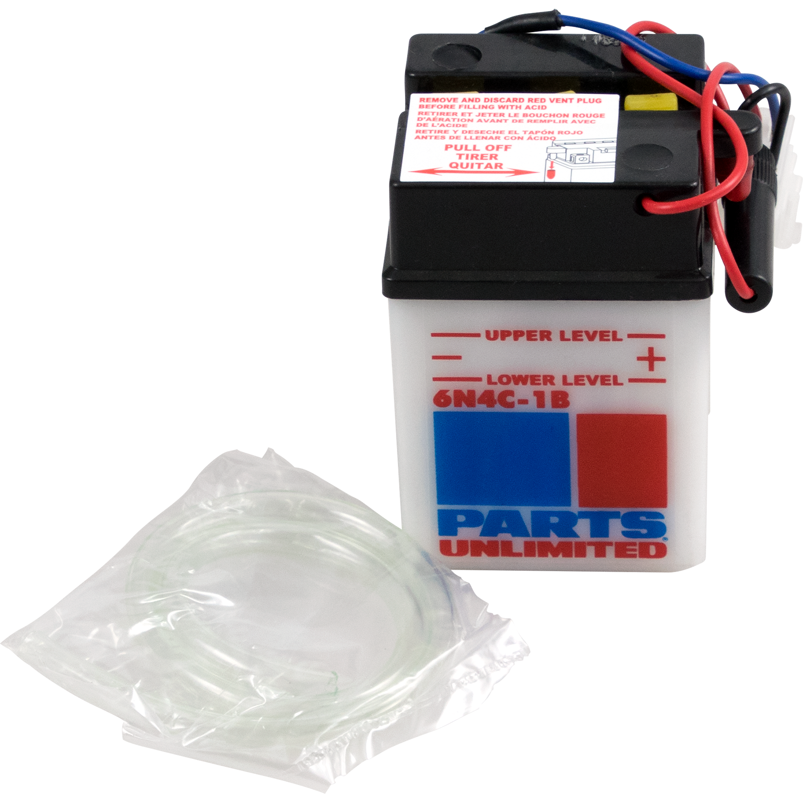 Parts Unlimited Conventional Battery 6n4c1b
