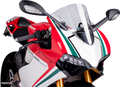 PUIG HI-TECH PARTS Race Windscreen - Clear - Panigale 5990W