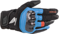 ALPINESTARS Honda SMX Z Drystar® Gloves - Black/Blue/Bright Red - Large 3527321-1737-L