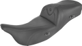 SADDLEMEN Heated RoadSofa Seat - Without Backrest - Black w/Black Stitching - Trikes 808-07B-187THCT