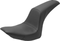 SADDLEMEN Profiler Basket-weave Seat - Black - Softail '06-'17 806-23-147