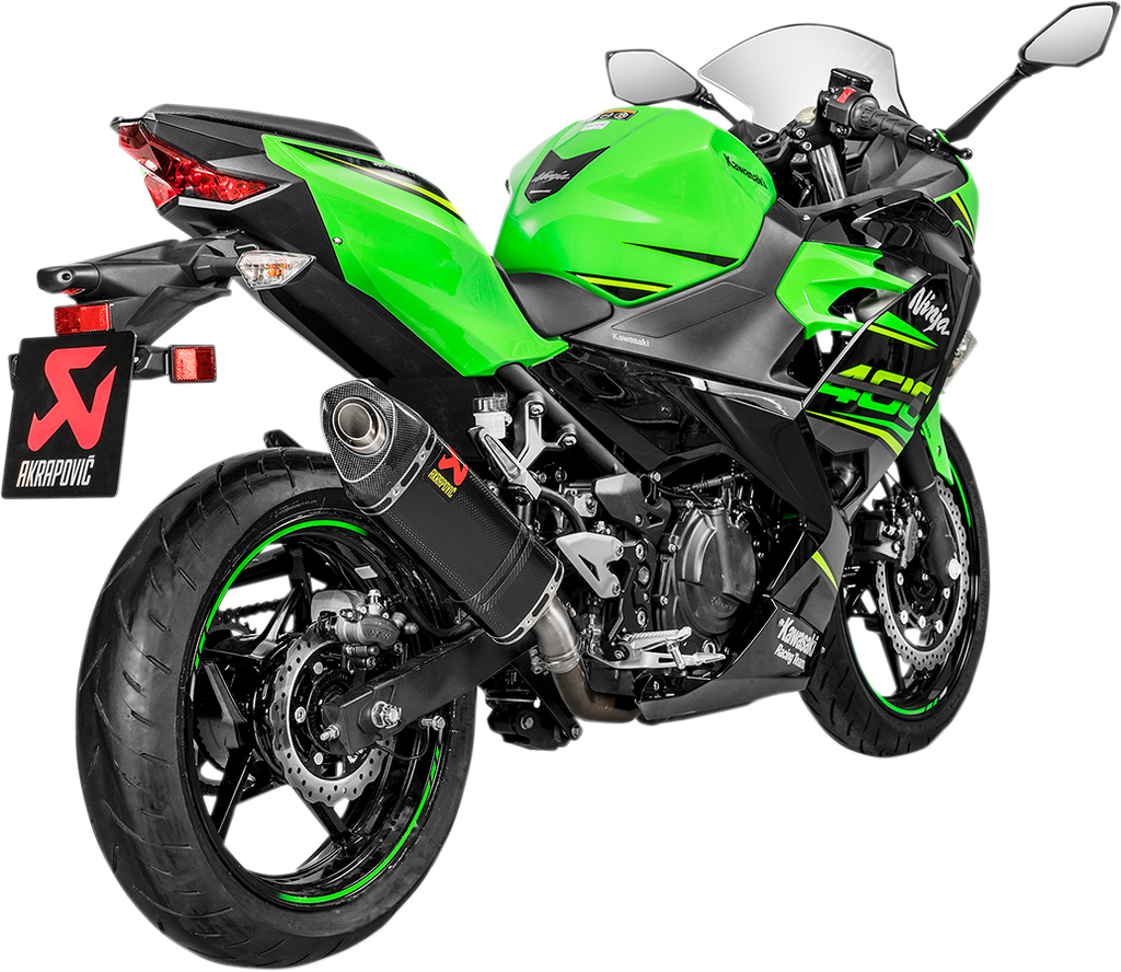 AKRAPOVIC Carbon Fiber Muffler NINJA 400 /500 2018-2025 S-K4SO6-APC 1811-3515