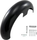 KLOCK WERKS Wrapper Front Fender - Black - Steel - 21" KWF-04-0469