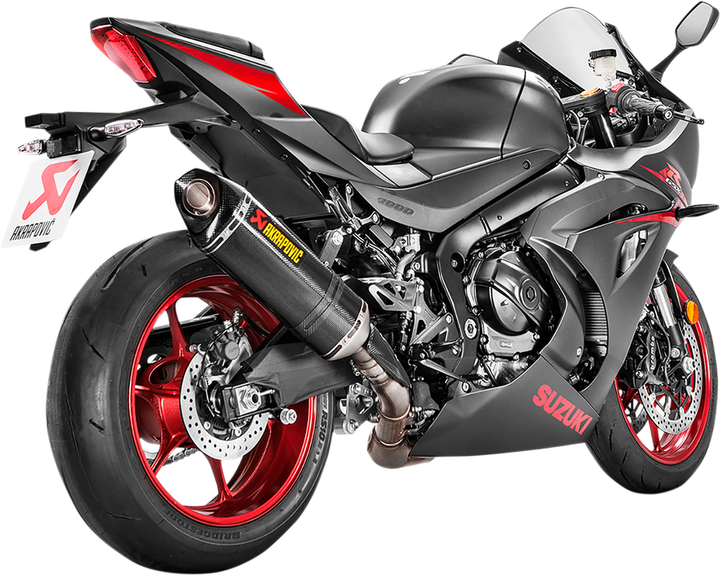 AKRAPOVIC Slip-On Line Muffler - Carbon Fiber GSX-R 1000 2017-2025  S-S10SO12-HRC 1811-3406