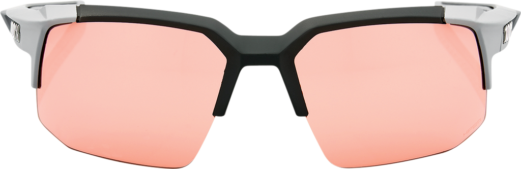 100% Speedcoupe Sunglasses - Stone Gray - Coral Mirror 61031-289-79