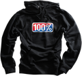 100% Classic Hoodie - Black - Medium 20029-00031