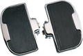 DRAG SPECIALTIES Passenger Floorboards - Black/Chrome 057005-BX-LB2