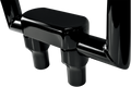 DRAG SPECIALTIES Risers - 3" - Big Buffalo - Top - Black 0602-0603