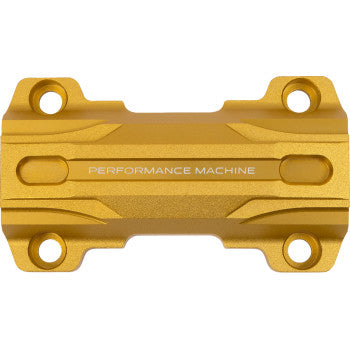 PERFORMANCE MACHINE (PM) Adapter - Gauge Relocation Kit - Gold Ops® 0208-2196-SMG