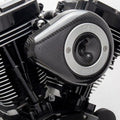 S&S Cycle 01-15 Fuel-Injected Softail Models Stealth Air Cleaner Kit w/ Carbon Fiber Cover 170-0499