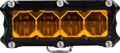 HERETIC Light Bar - Flood - 4" - Amber 50413