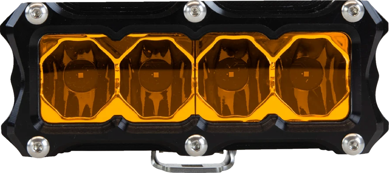 HERETIC Light Bar - Flood - 4" - Amber 50413