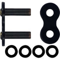 RK 525 ZXW - Connecting Link - Rivet - Black Scale BL525ZXW-RL