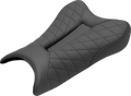 SADDLEMEN Track Seat - Lattice Stitch - Black - ZX6R '19-'22 0810-K075