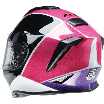 Z1R Youth Warrant 2.0 Snow Helmet - Fresh Pow - Pink/Purple - Large 0122-0137