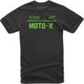 ALPINESTARS Moto X T-Shirt - Black/Green - XL 1213720241060XL