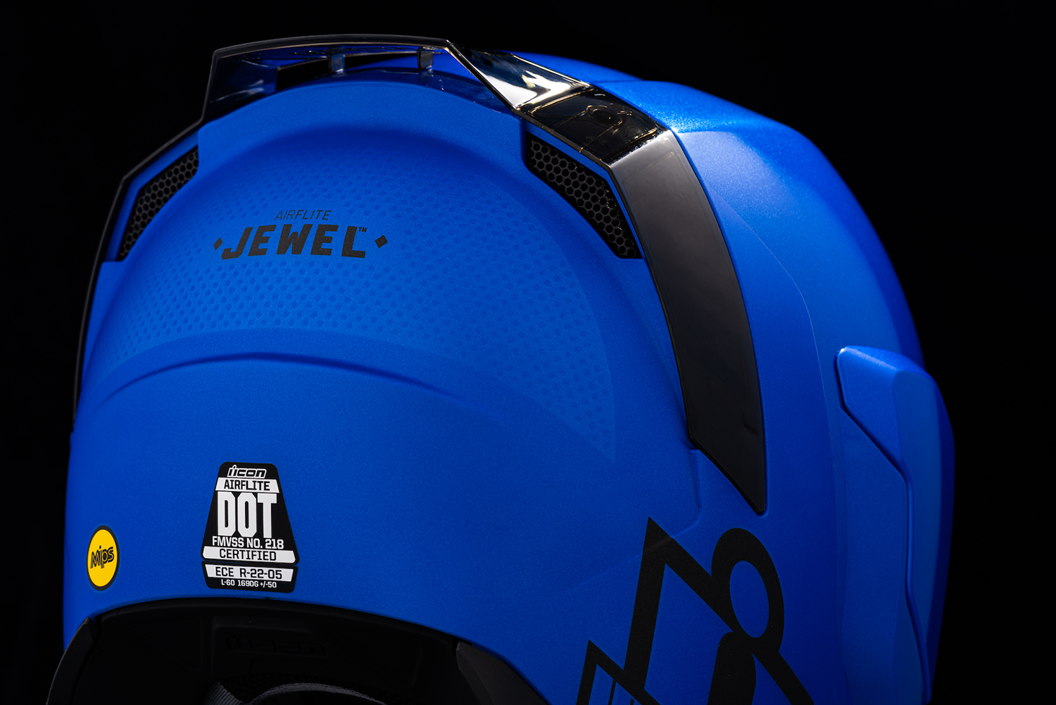 ICON Airflite™ Helmet - Jewel - MIPS® - Blue - 3XL 0101-14196