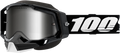 100% Racecraft 2 Snow Goggles - Black - Silver Mirror 50012-00001