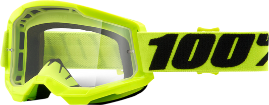 100% Strata 2 Goggles - Yellow - Clear 50027-00003