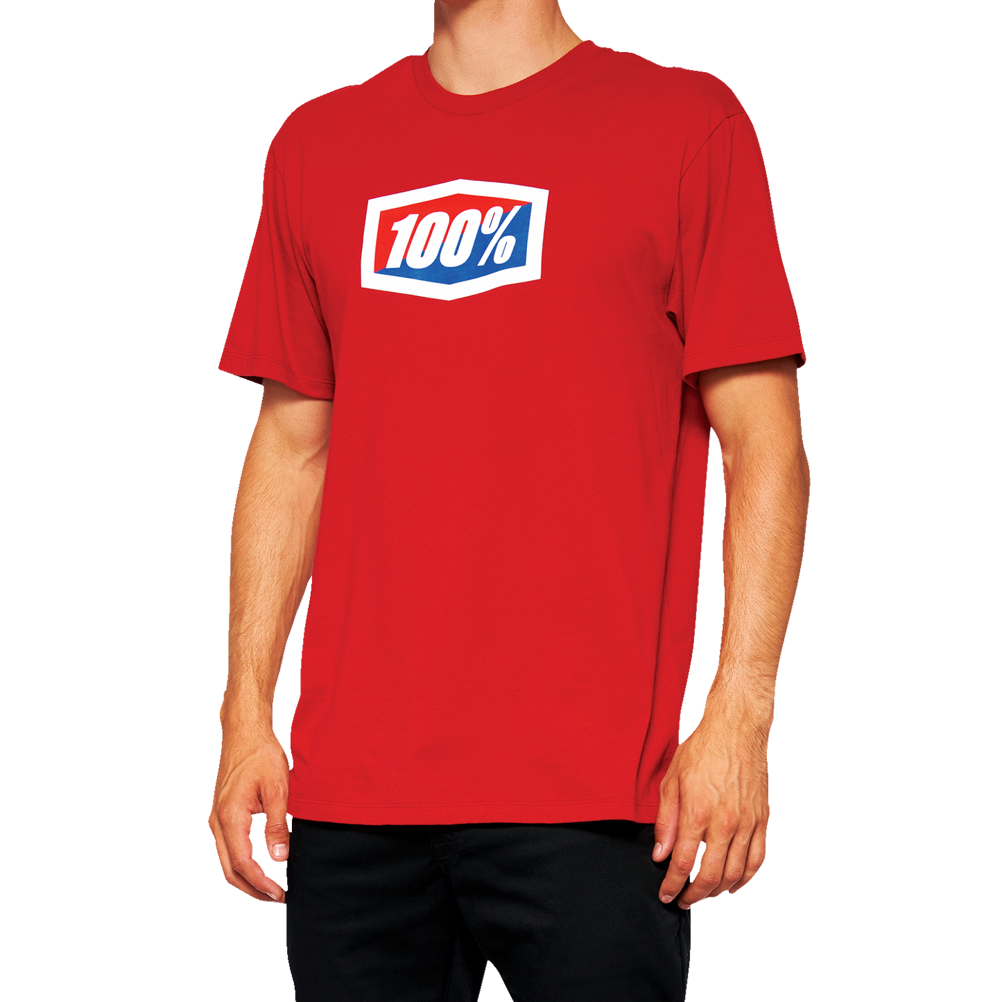 100% Official T-Shirt - Red - Large 20000-00012