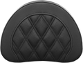 SADDLEMEN Sissy Bar Pad - Lattice Stitched - Black 51344