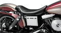 LE PERA Bare Bones Solo Seat - Smooth - Black - Dyna LN-001